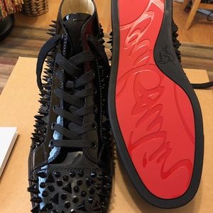 Christian Louboutin high top studded sneakers
